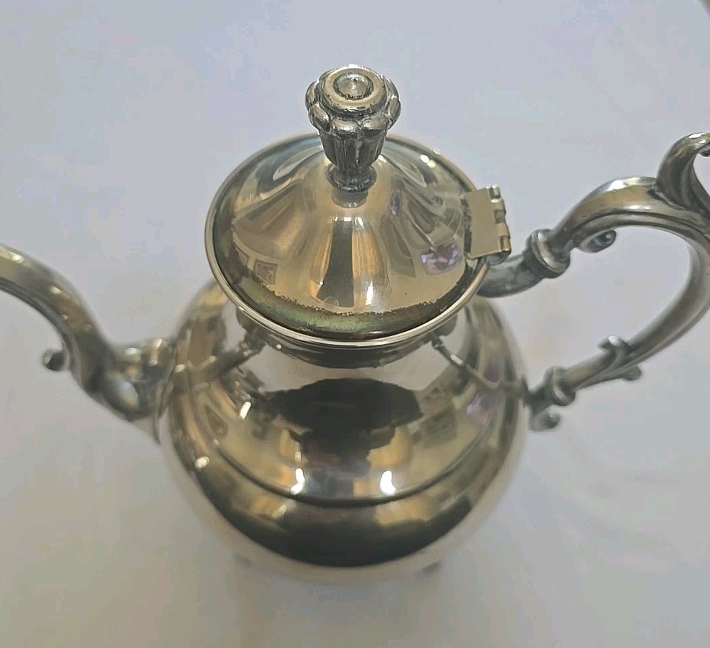 Silverplater 4pc Silverplate Footed (MMC) Vintage Tea Set