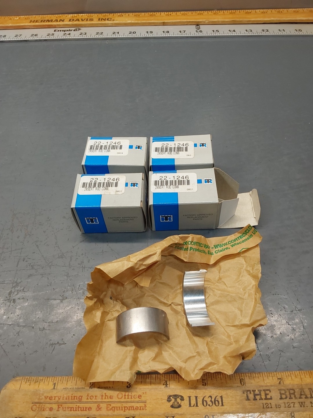 4/PACK NOS Genuine Thermo King 22-1246 Connecting Rod Bearing Set X426 X430