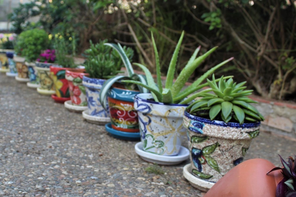 Spanish Garden Pot - Spanish Sky Design