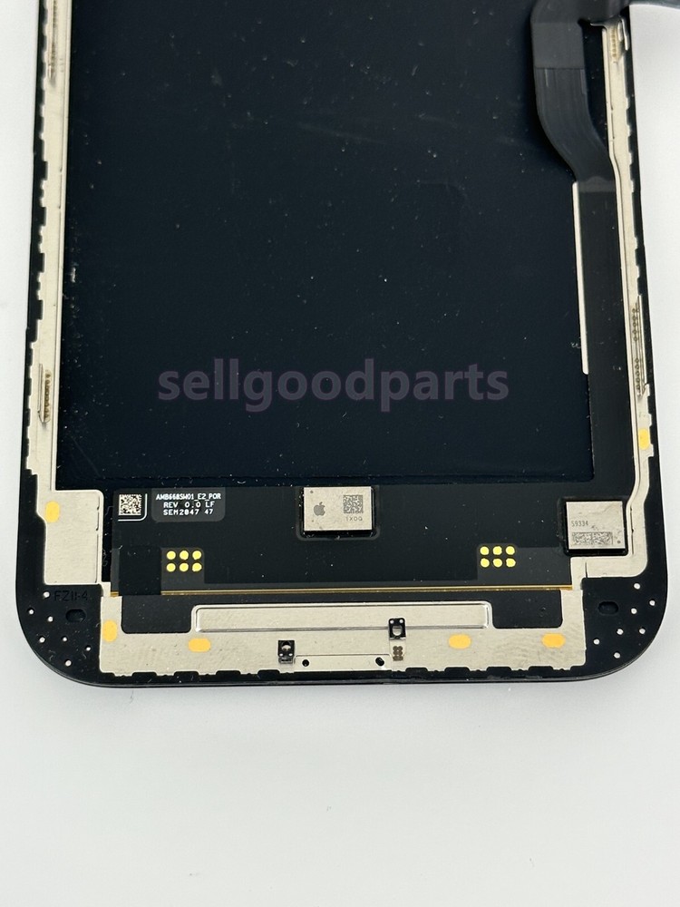 Genuine OEM iPhone 12 Pro Max Black OLED Replacement Screen Digitizer "Grade A"