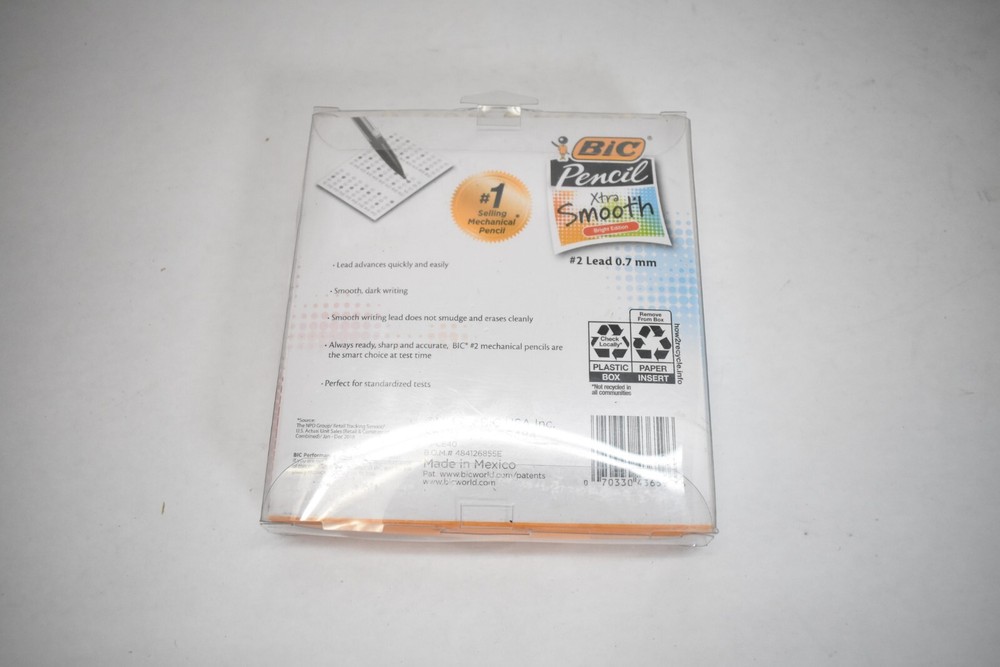 BIC Xtra-Smooth Mechanical Pencil Multi Choice Bright Edition Medium Point 0.7mm