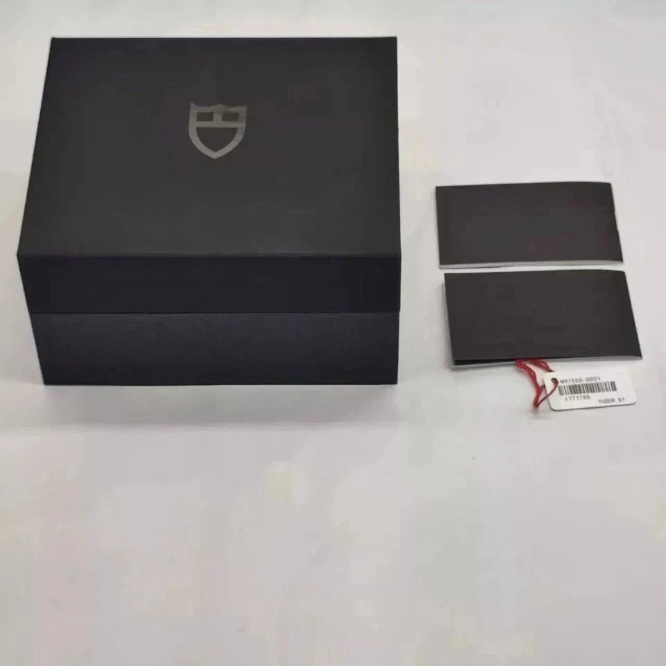 New Tudor Black Watch Box Set: Red Bag, Cards Included for a Complete Experience