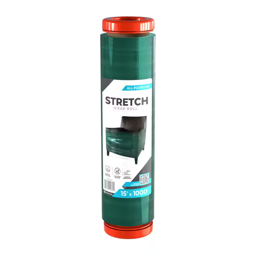 15 In. X 1000 Ft. Stretch Wrap