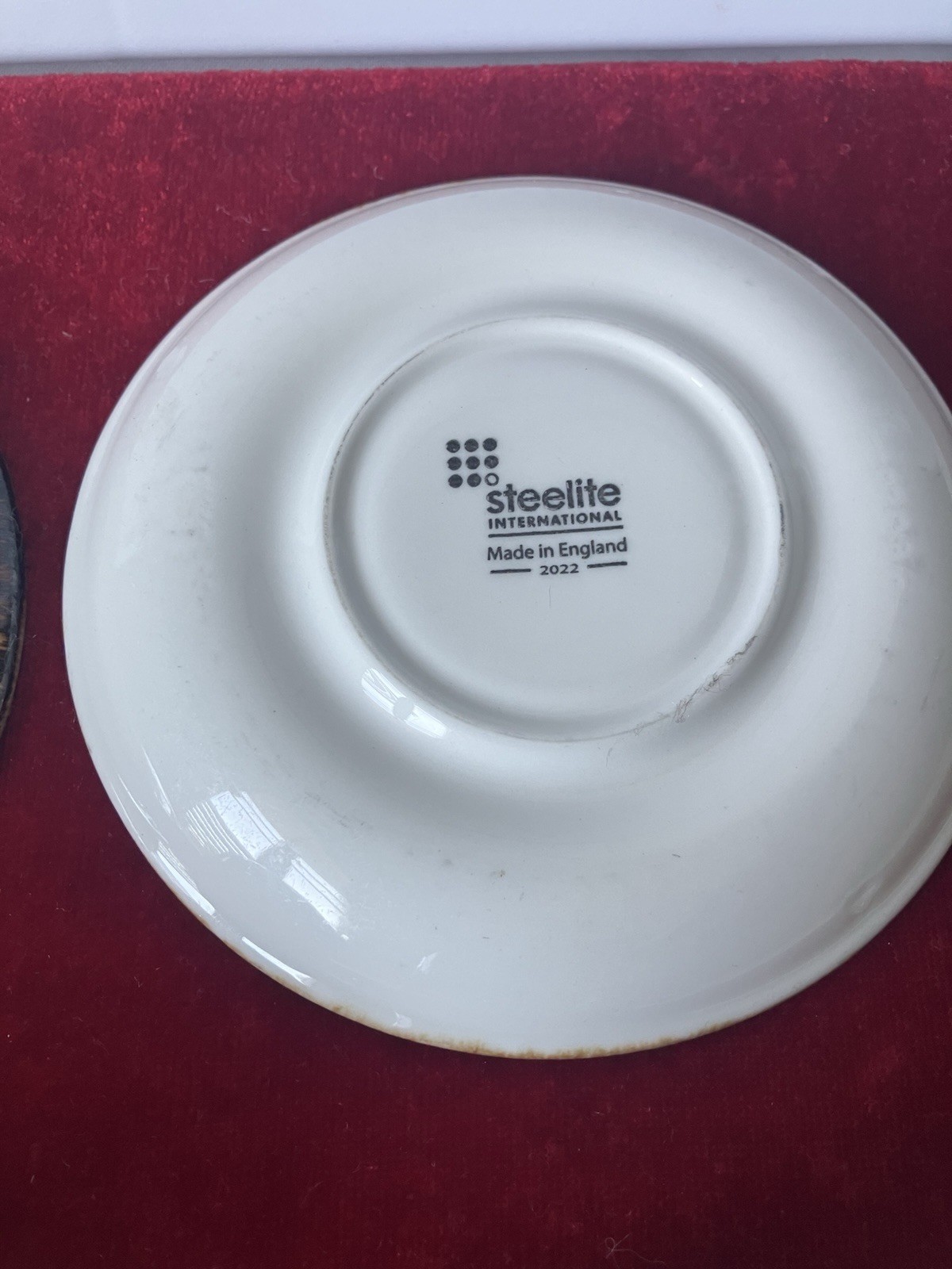 Steelite Lot 2 Espresso Sets Cup & Saucer Slimline Stacking Craft Blue 2023