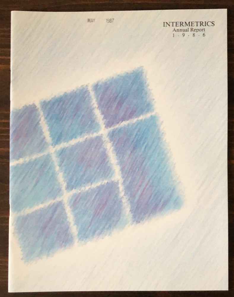 1986 Intermetrics Annual Report