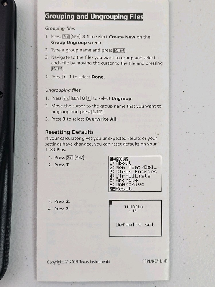 Texas Instruments TI-83 Plus Graphing Calculator - Black