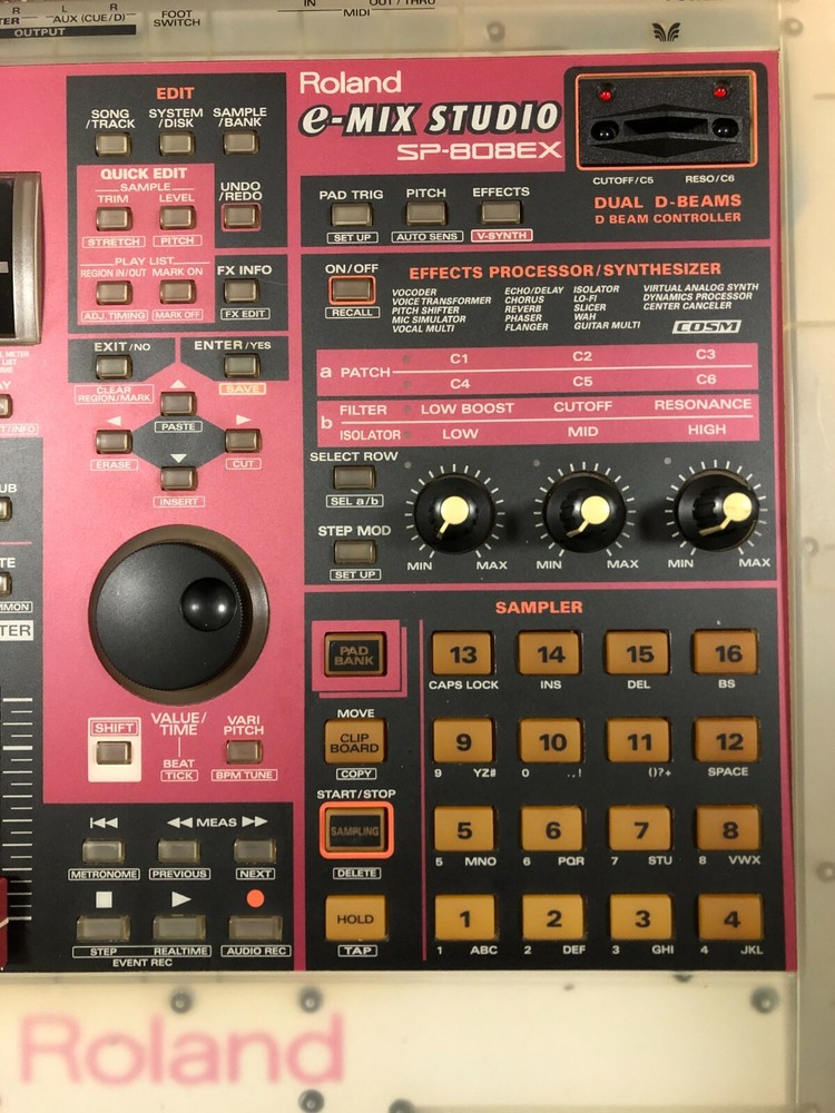 USED ROLAND SP-808EX e-MIX STUDIO Groove Sampling Machine Multitrack Recorder