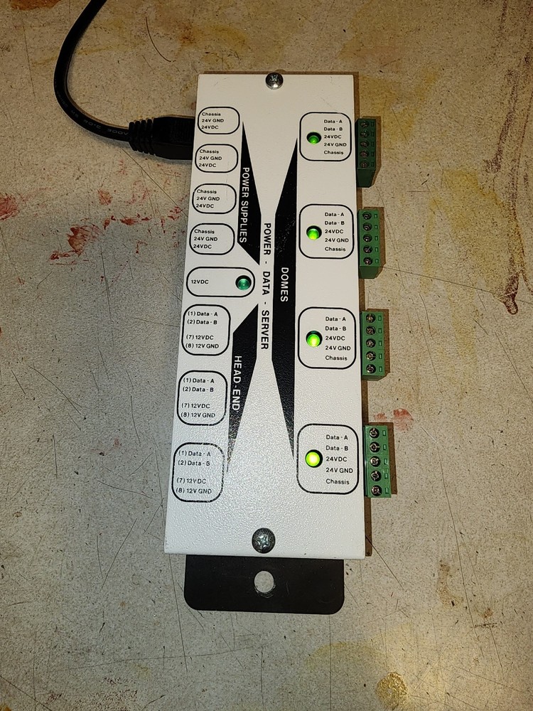 Checkpoint Security Systems Power Data Server Head-End Power Supply Low V. CCTV