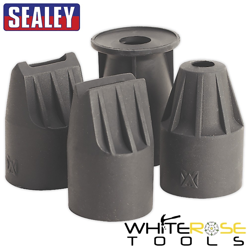 Sealey Contoured Nozzle Set 4pc for SG10 Sandblasting Kit