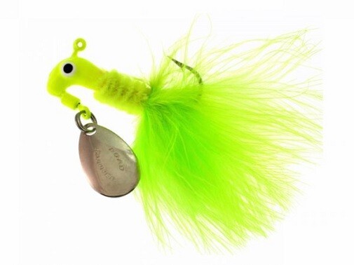 Blakemore Road Runner Marabou 1/8oz - Chartreuse (2 pack)