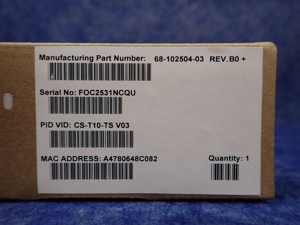 Cisco TTC5-15 Webex Room Navigator Table Stand Version CS-T10-TS V03 (C8)