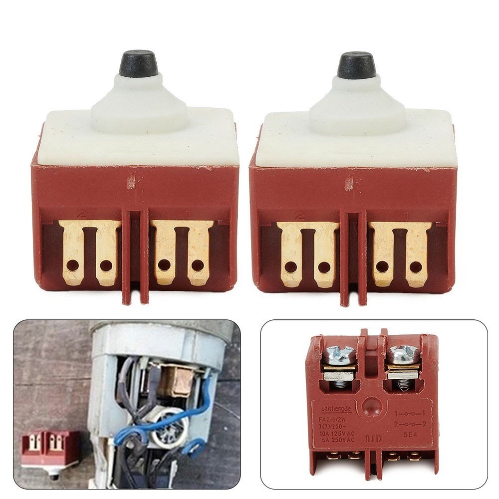 Angle Grinder Switch 250V 5A Angle Grinder Button Switch Home DIY Parts
