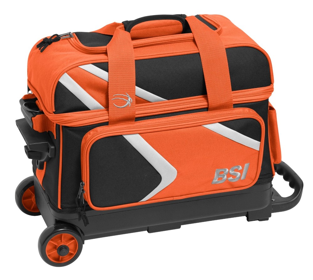 BSI Dash 2 Ball Roller Bowling Bag Orange