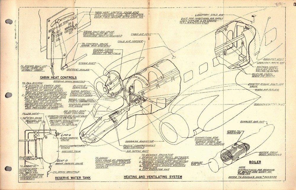 C-41 (DC-3) 1938 Aircraft Operating Instructions Flight Manual - CD