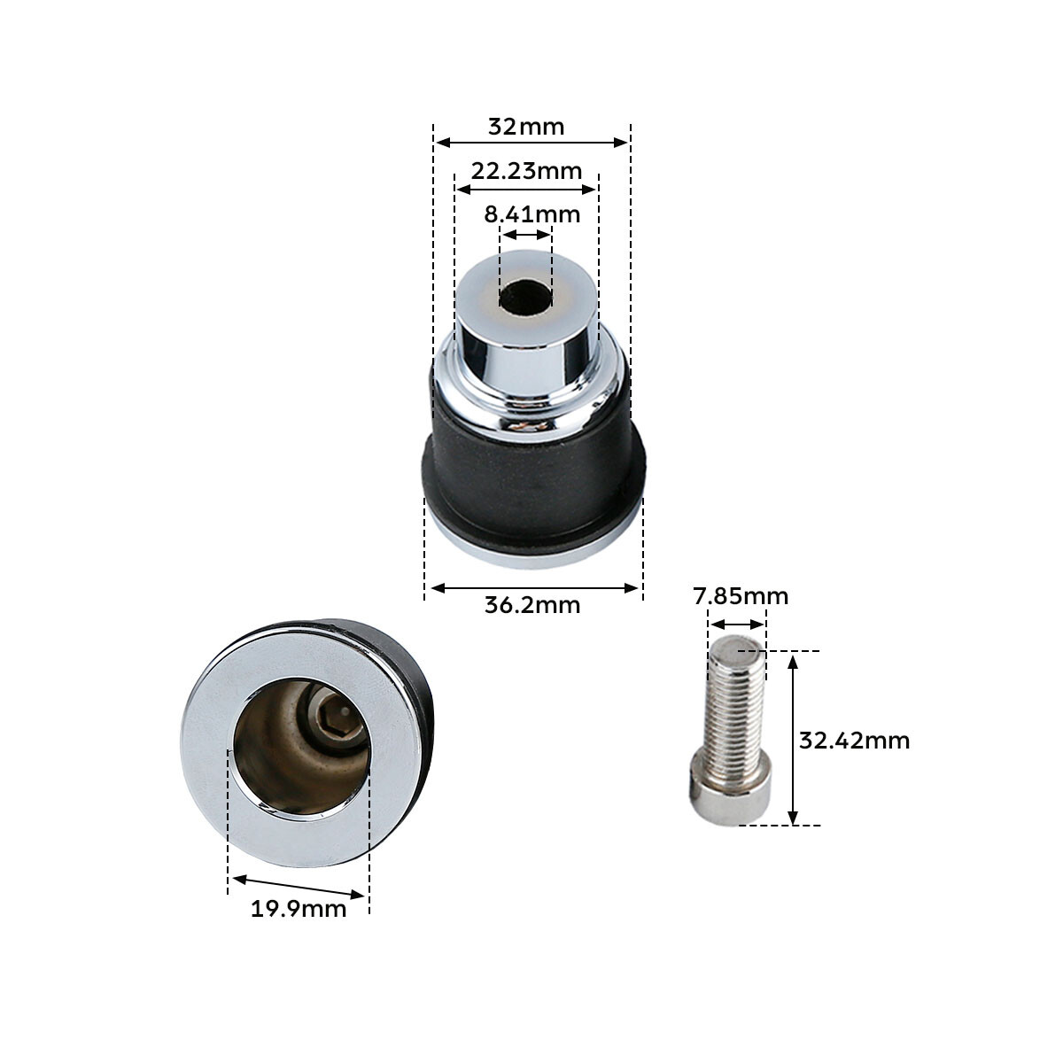 Backrest Sissy Bar Luggage Rack Mount Spools Fits For Indian Chieftain 2014-2024