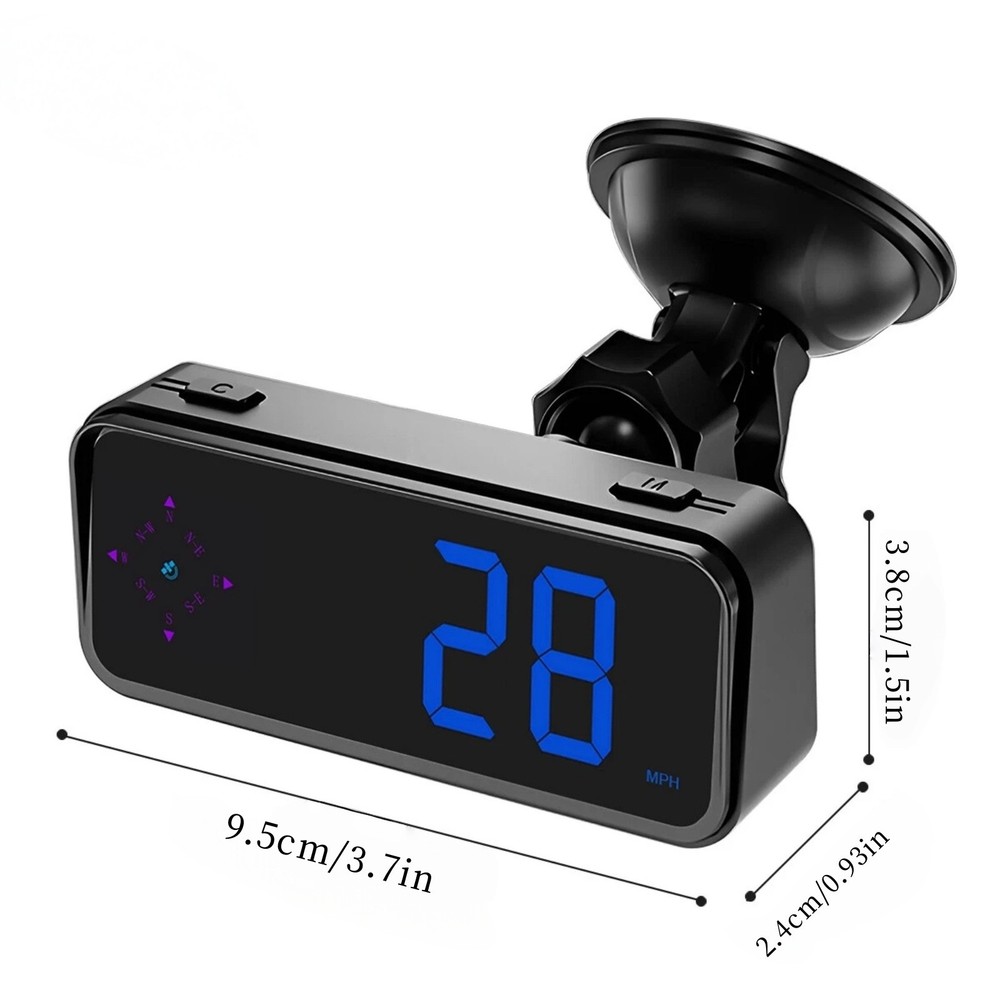 Replacement Mini LED Digital Speedometer for Car HUD Head Up Display Universal