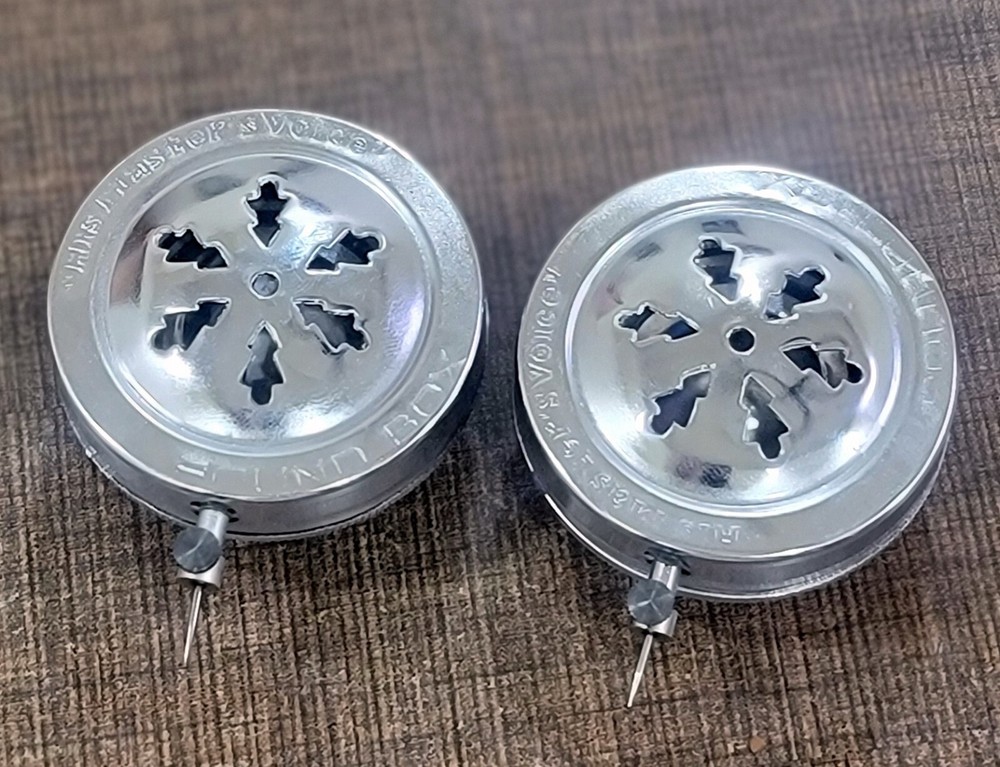 2 Pc Vintage Style Phonograph Soundbox Combo – Gramophone Head Replacement.