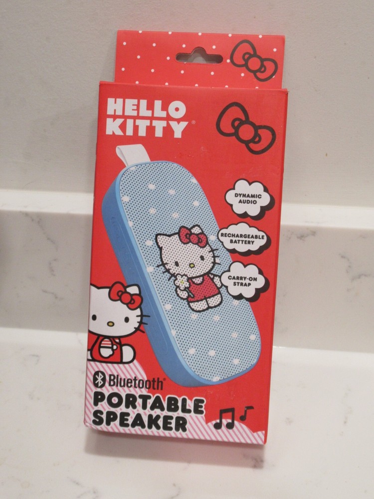 Hello Kitty Bluetooth Portable Speaker Blue