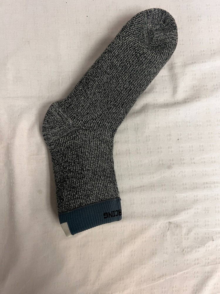Fox Racing Defend Water Socks Cushioned Crew Socks Graphite Large/XLarge SAMPLE