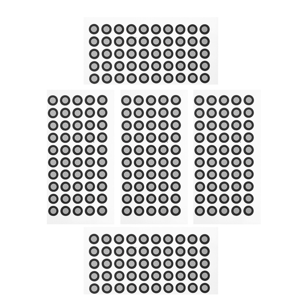 5 Sheets Marking Stickers 3D Scanner Reference Points Markers for 3D Scanning