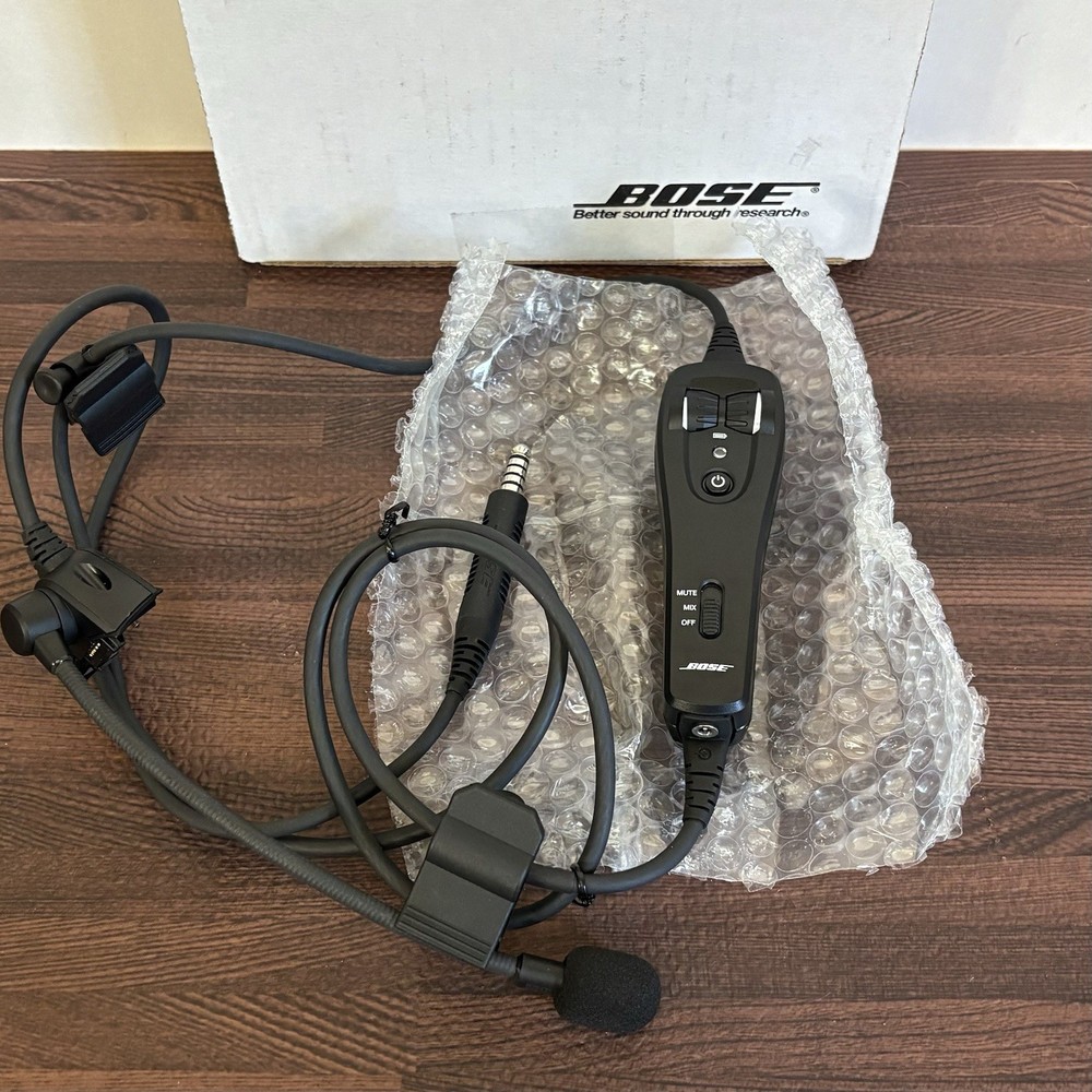 New Bose A20 Controller With U374 Plug For Boeing P8 Poseidon, No Bluetooth