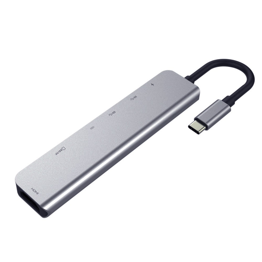 Laptops/Type-C Devices 7 in1 Type C Hub 4K HDMI USB Docking Station USB-C PD d