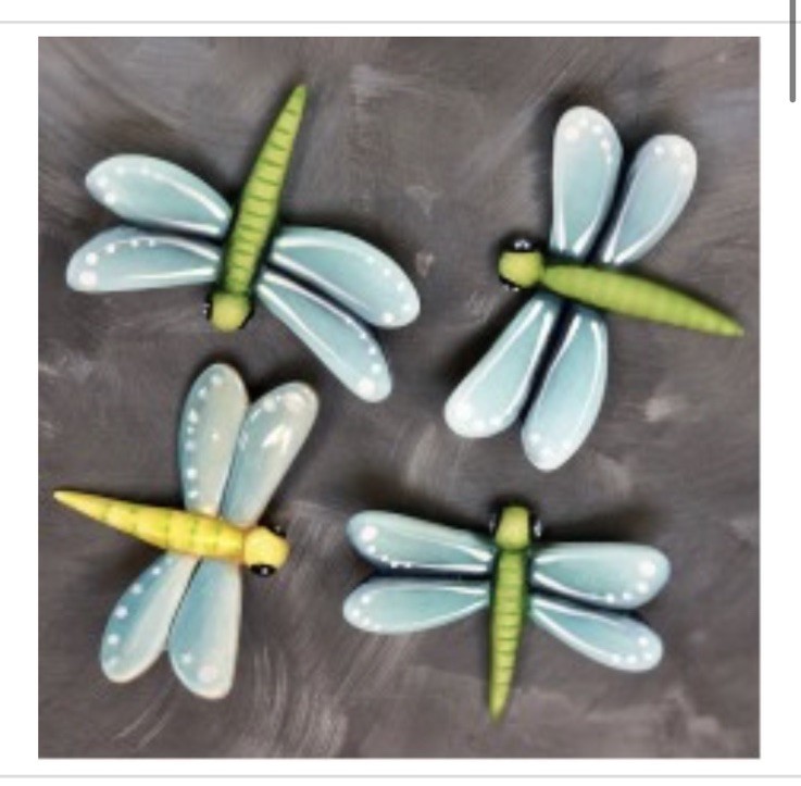 Clay Magic Inc 4119 Four Pack Dragonfly 2019 Ceramic Slip Mold