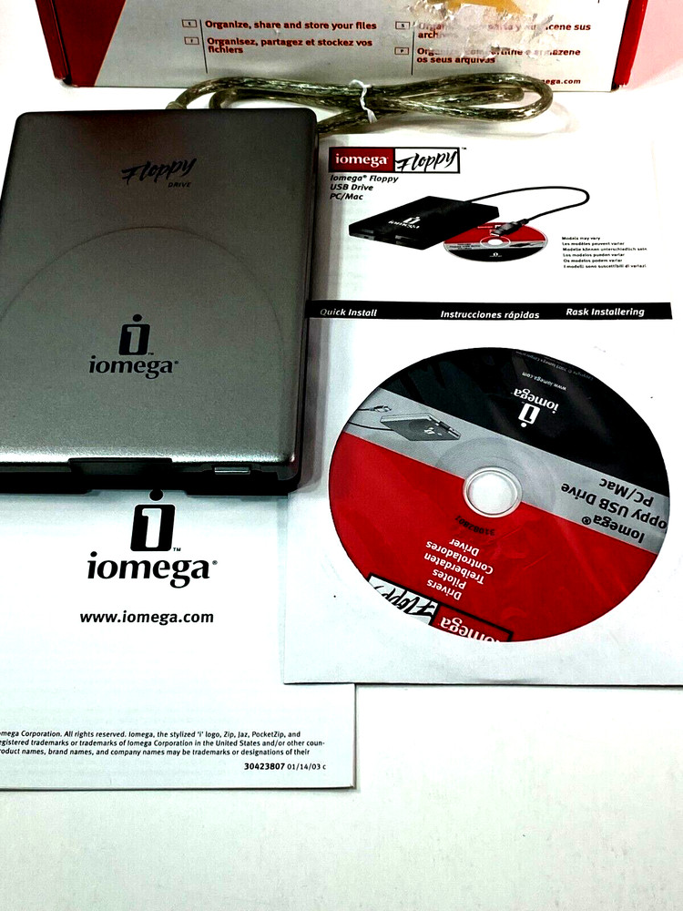 Iomega Floppy - USB-External Powered Drive - PC & Mac