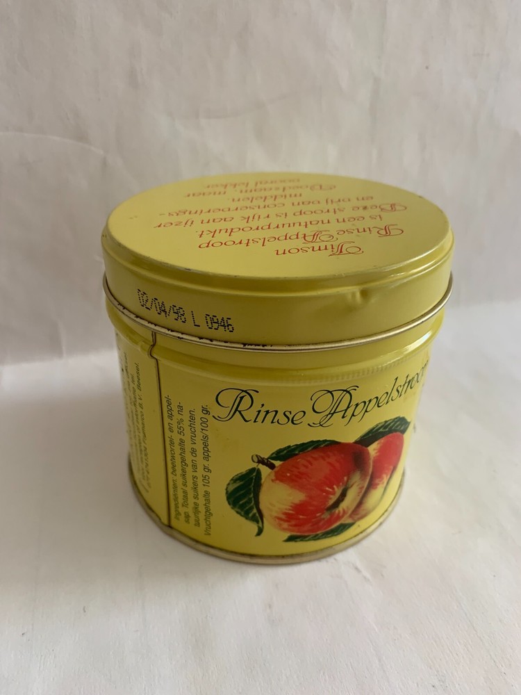 Rinse Appelstroop Tin 3 Inches Tall - EMPTY