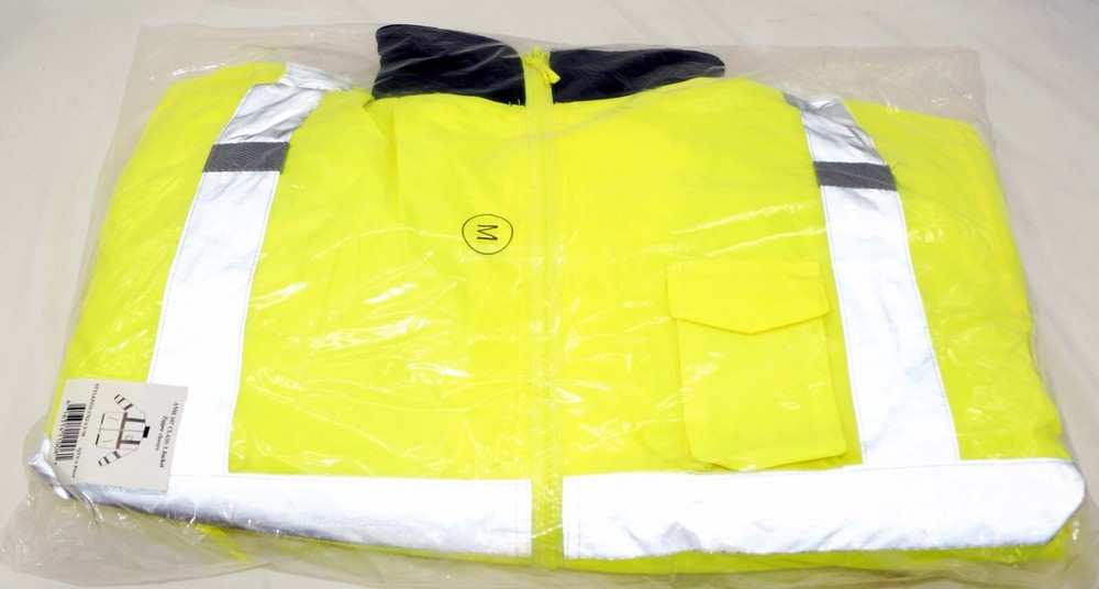 PIP 333-1762-LY Yellow Class 3 Bomber Jacket Medium