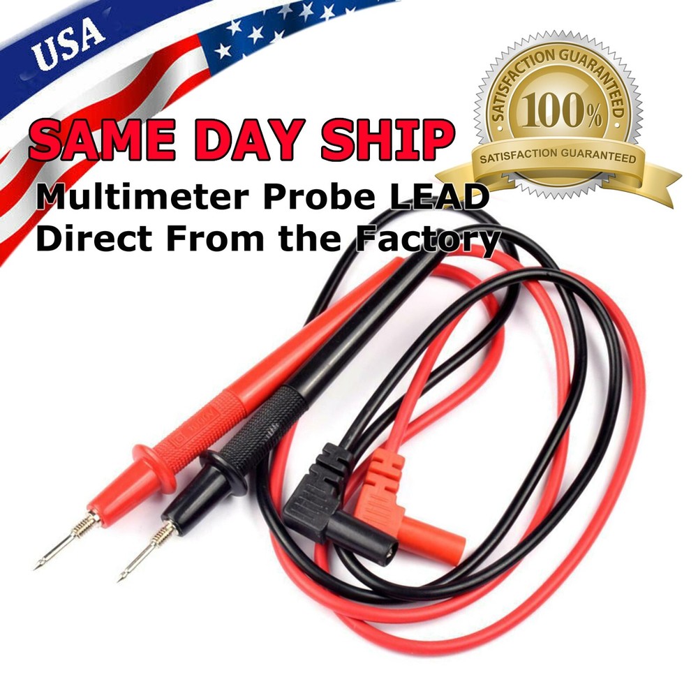 Digital Multimeter Meter Universal Probe Wire Cable High Quality Test Leads