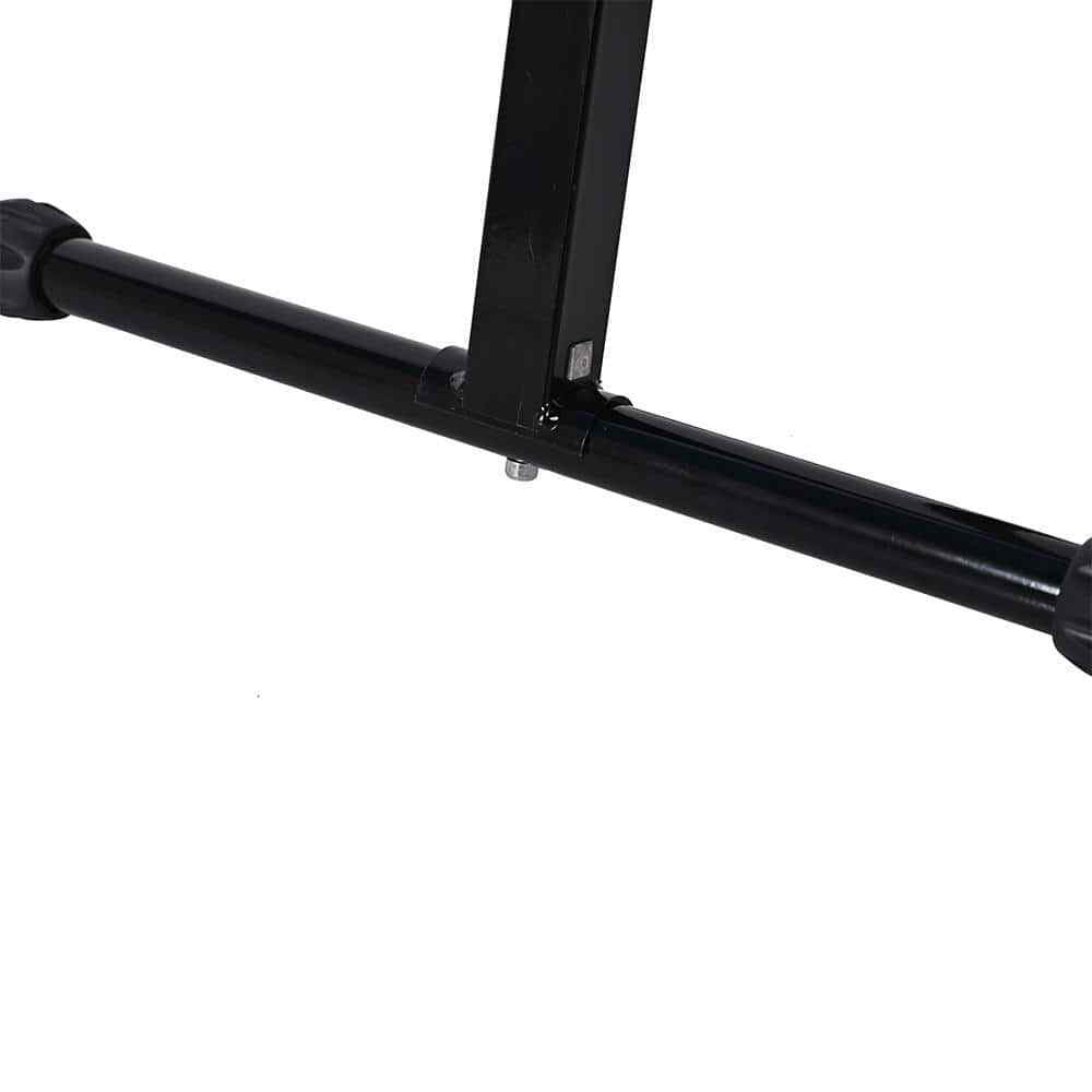 Husky 23 in. to 43 in. Stationary Steel Roller Stand with Edge Guide