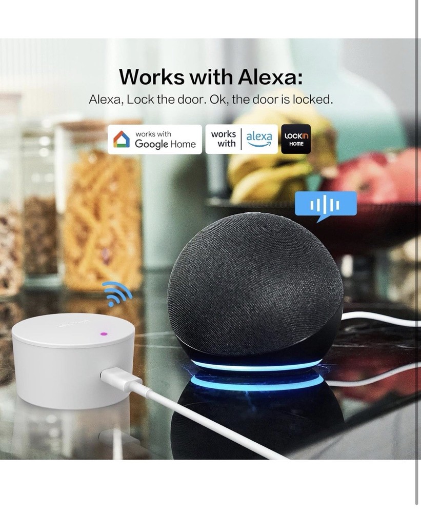 Lockin Wi-Fi Gateway Bridge & Electronic Lock Component for Smart Locks