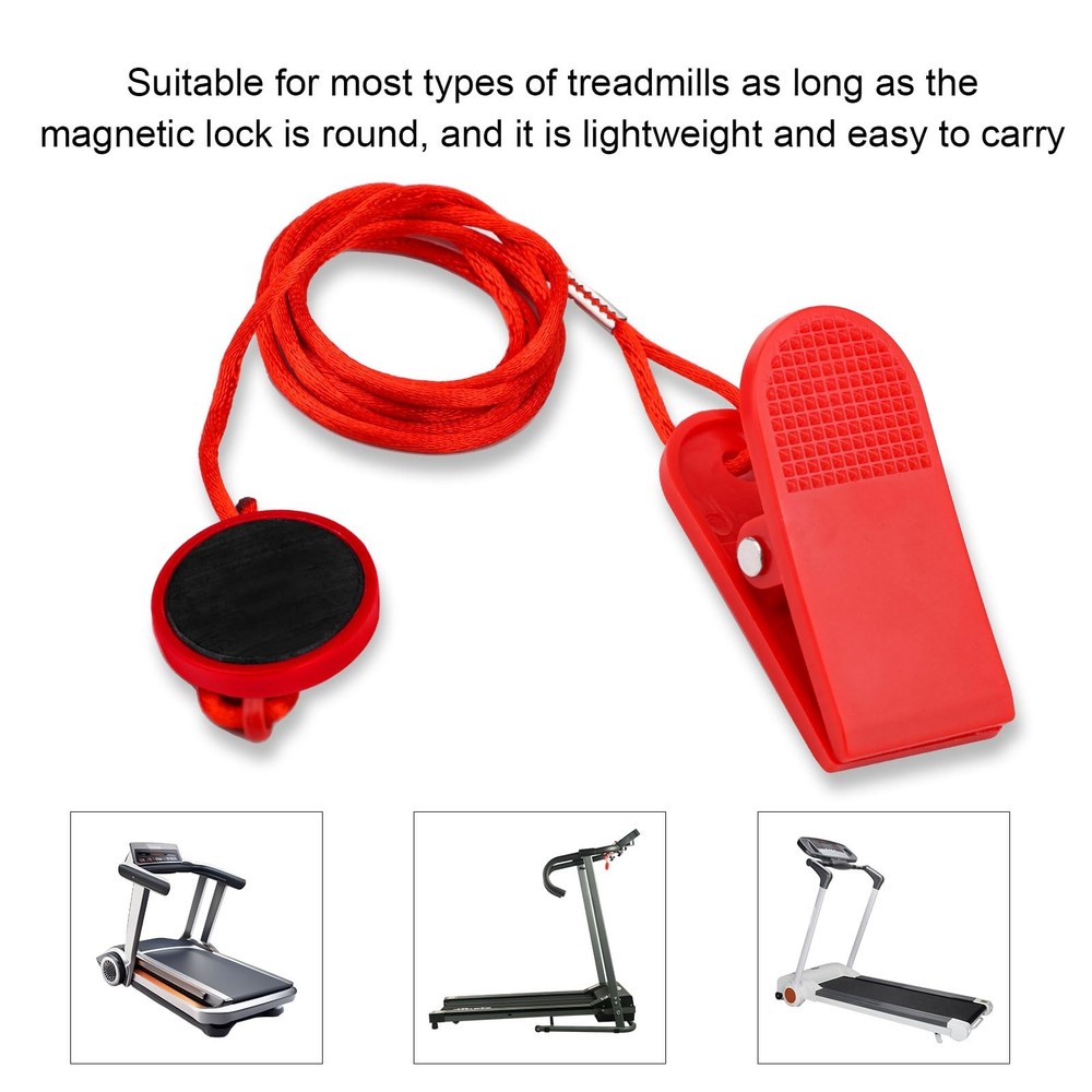 Tinoaly 2pcs Universal Treadmill Magnet Medium, 红色的