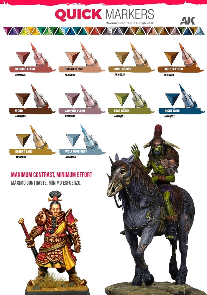 AK INTERACTIVE QUICK MARKERS FULL CHOICE! (single and sets)