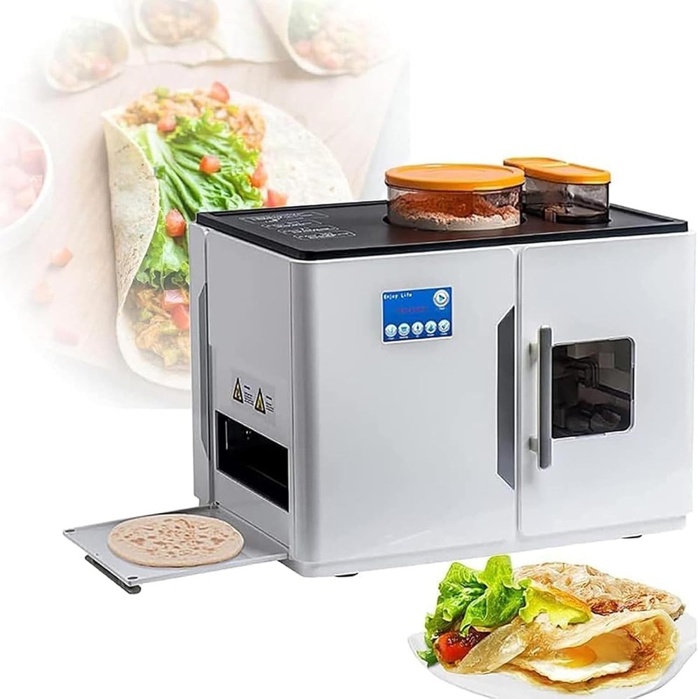 Automatic Electric Magic Roti Maker Tortilla Indian Bread Robotic Machine New