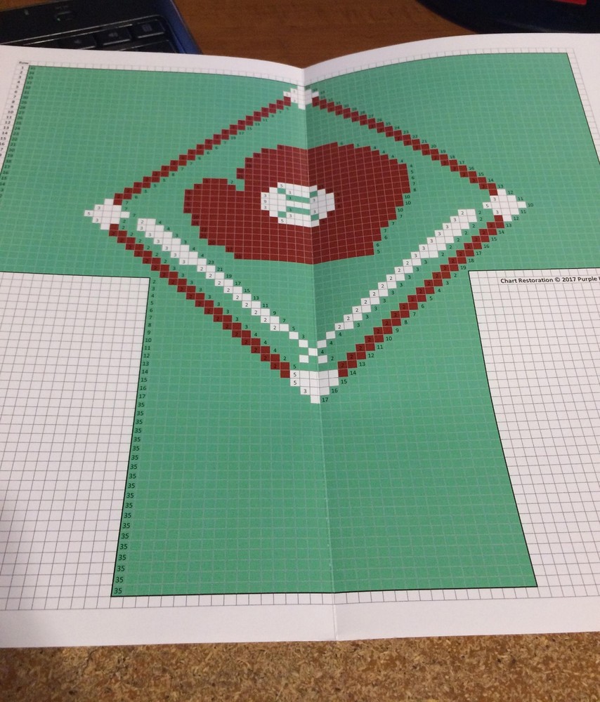 Baseball Diamond Socks Pattern | Vintage Grace Ennis 7245