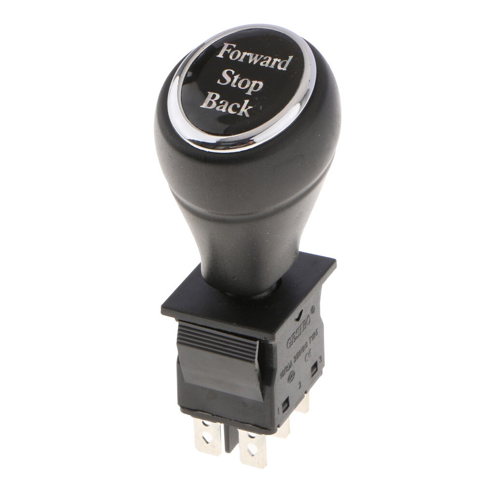 Black Forward Stop Back Switch Push Rod Switch for Children Toy