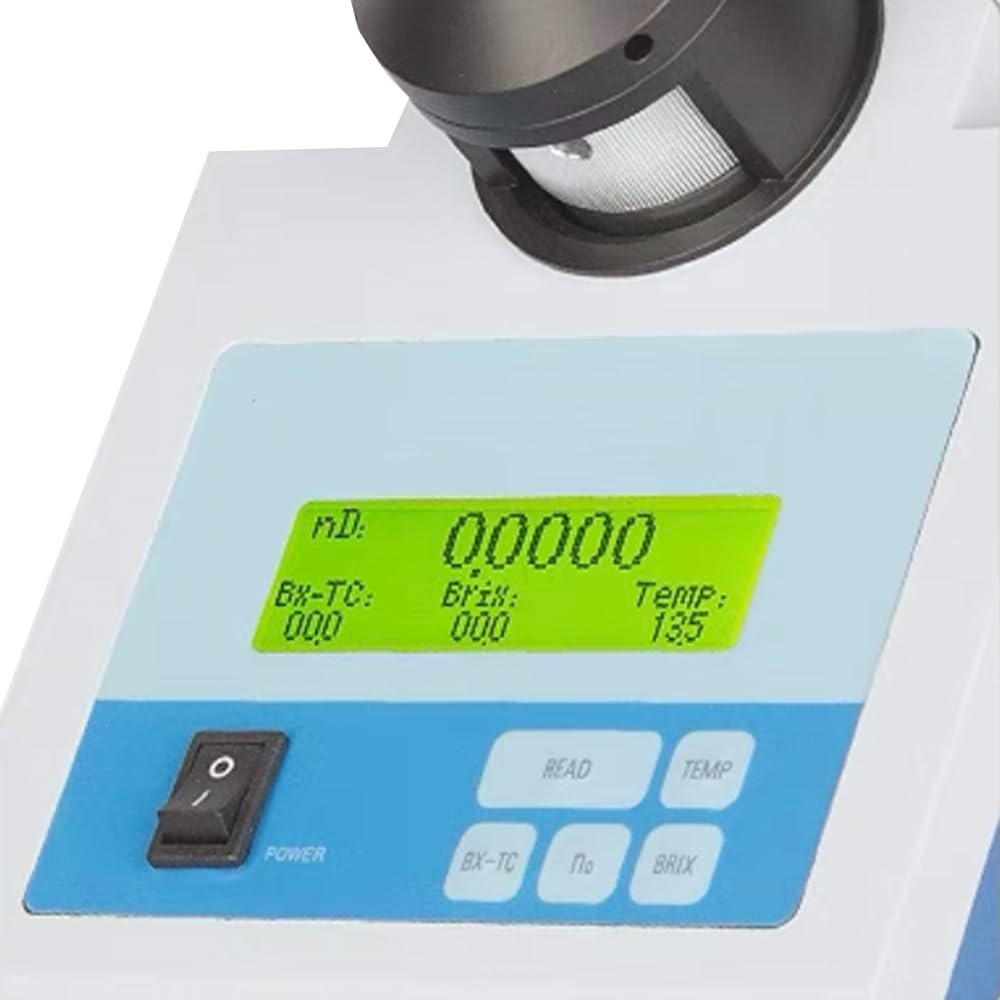 Laboratory ABBE Refractometer Digital Brix Refractometer with 1.3000~1.7000nD