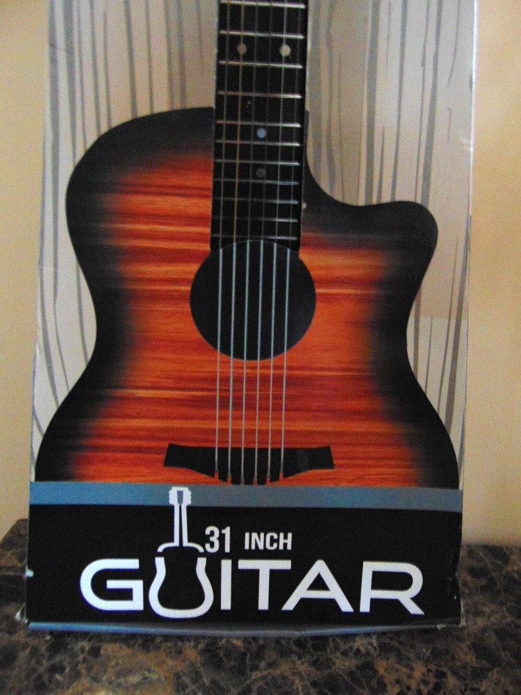 Acoustic Guitar 31 Inch - 6 String - Beginner 6+ NEW Open Box