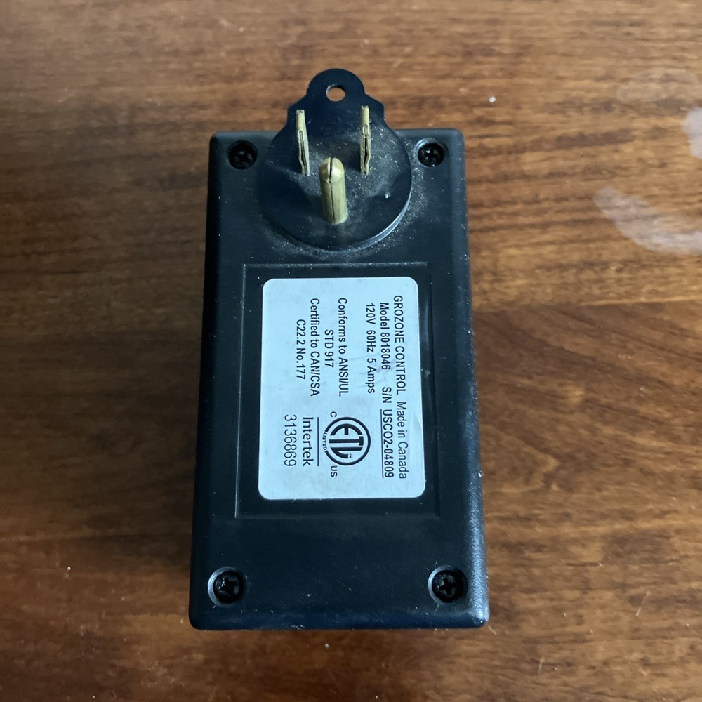 Grozone Controls USCO2 0-2000 PPM Single Zone Ultra Simple CO2 Controller