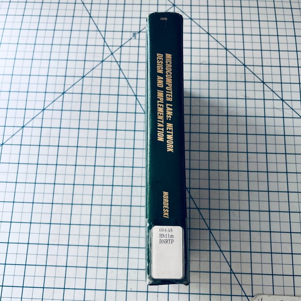 Microcomputer LANs Network Design & Implementation Book 1987 Vintage Computing