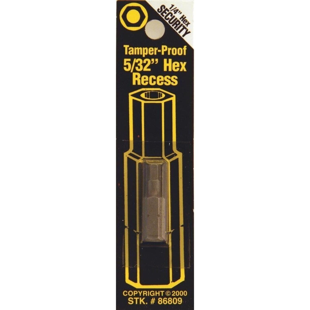 Best Way Tools 5/32" Hex Security Bit