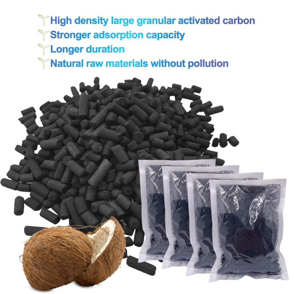 4 Pack Odor Absorbing Carbon Filter Refills for Smart Waste Kitchen Composter...