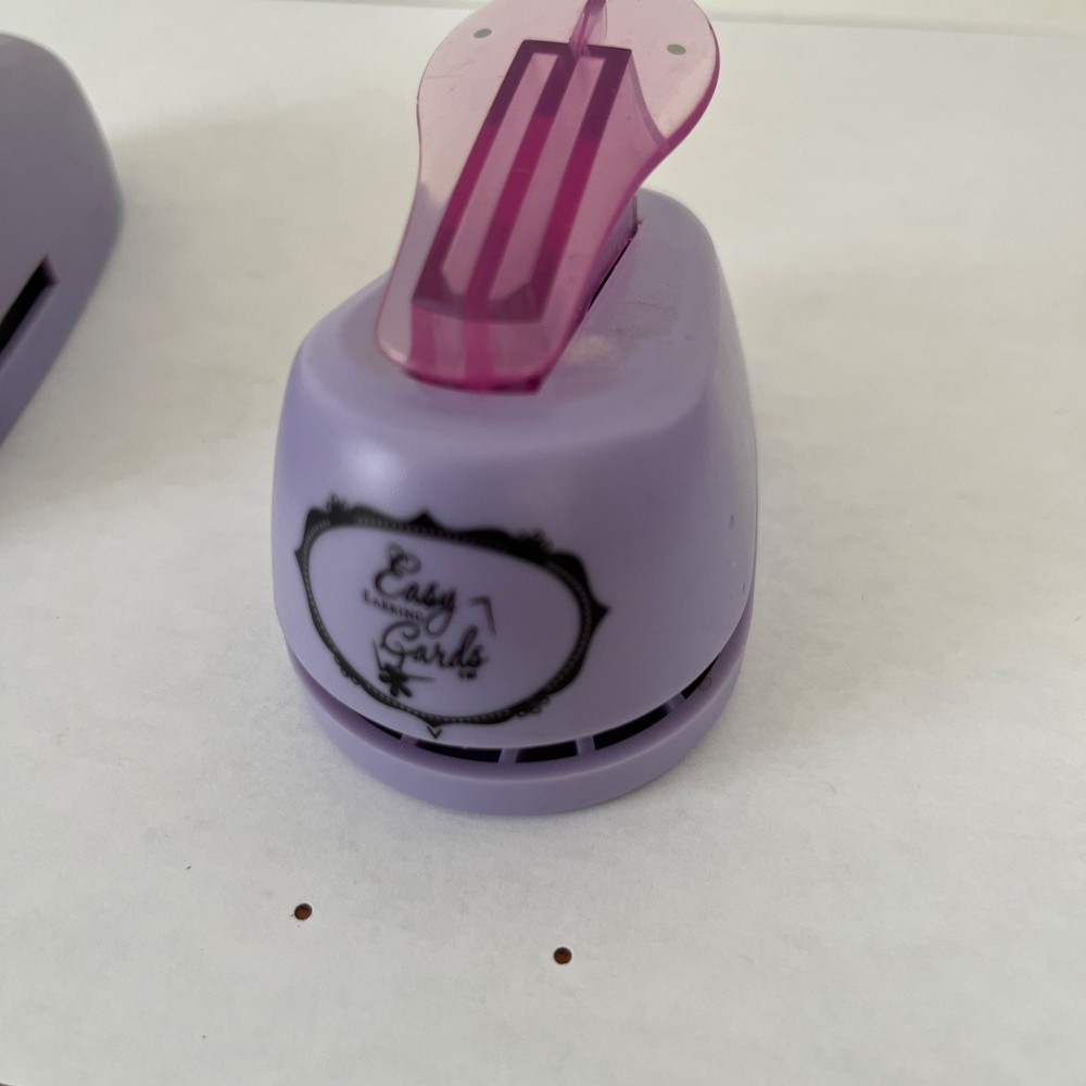 Easy Earring Card Punch Set Double Post Leverback Cards