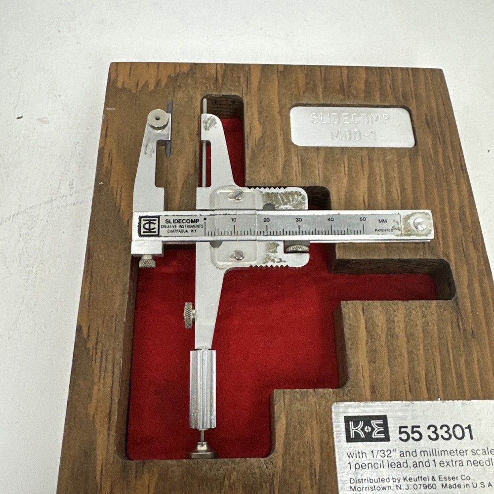 KEUFFEL & ESSER/CREATIVE INSTRUMENTS SLIDECOMP MOD-1 DRAFTING COMPASS 553301