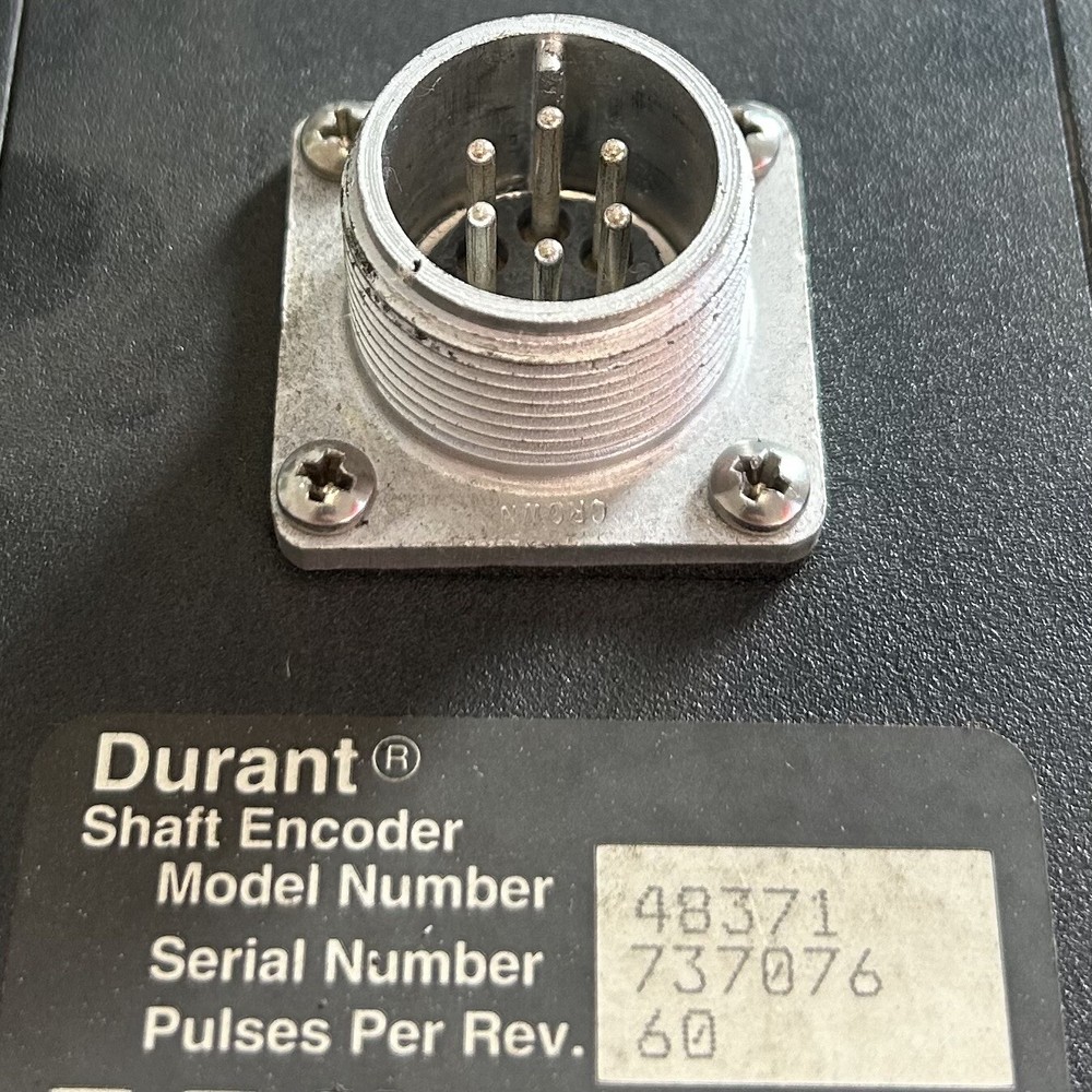 Eaton-Durant 48371 Shaft Encoder, Single Channel, 60 PPR