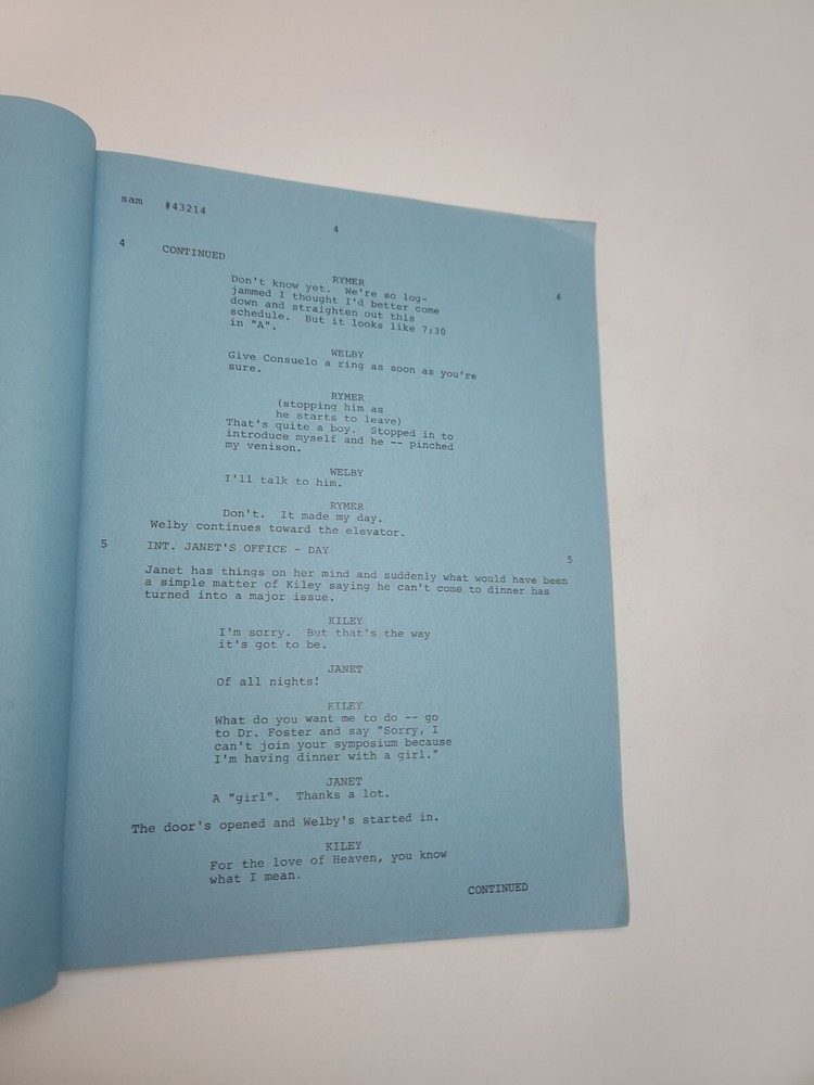 MARCUS WELBY, M.D. / John W. Bloch 1975 TV Script, Robert Young "The Covenant"