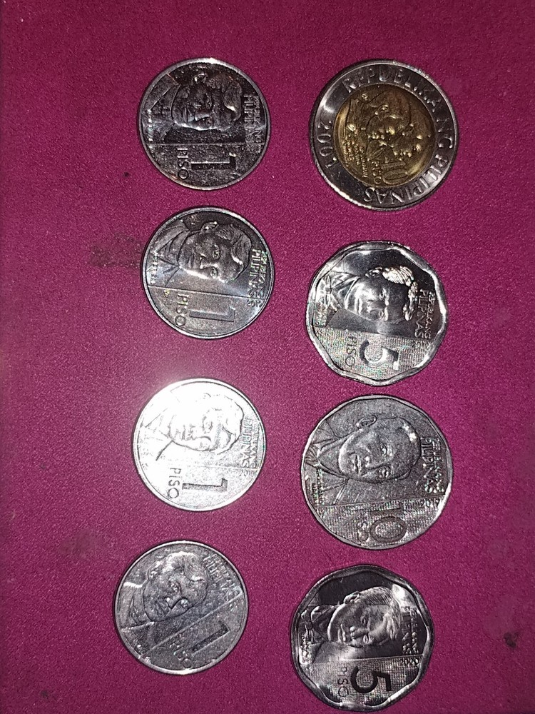 Lots Of 8 Assorted Philippines Coins