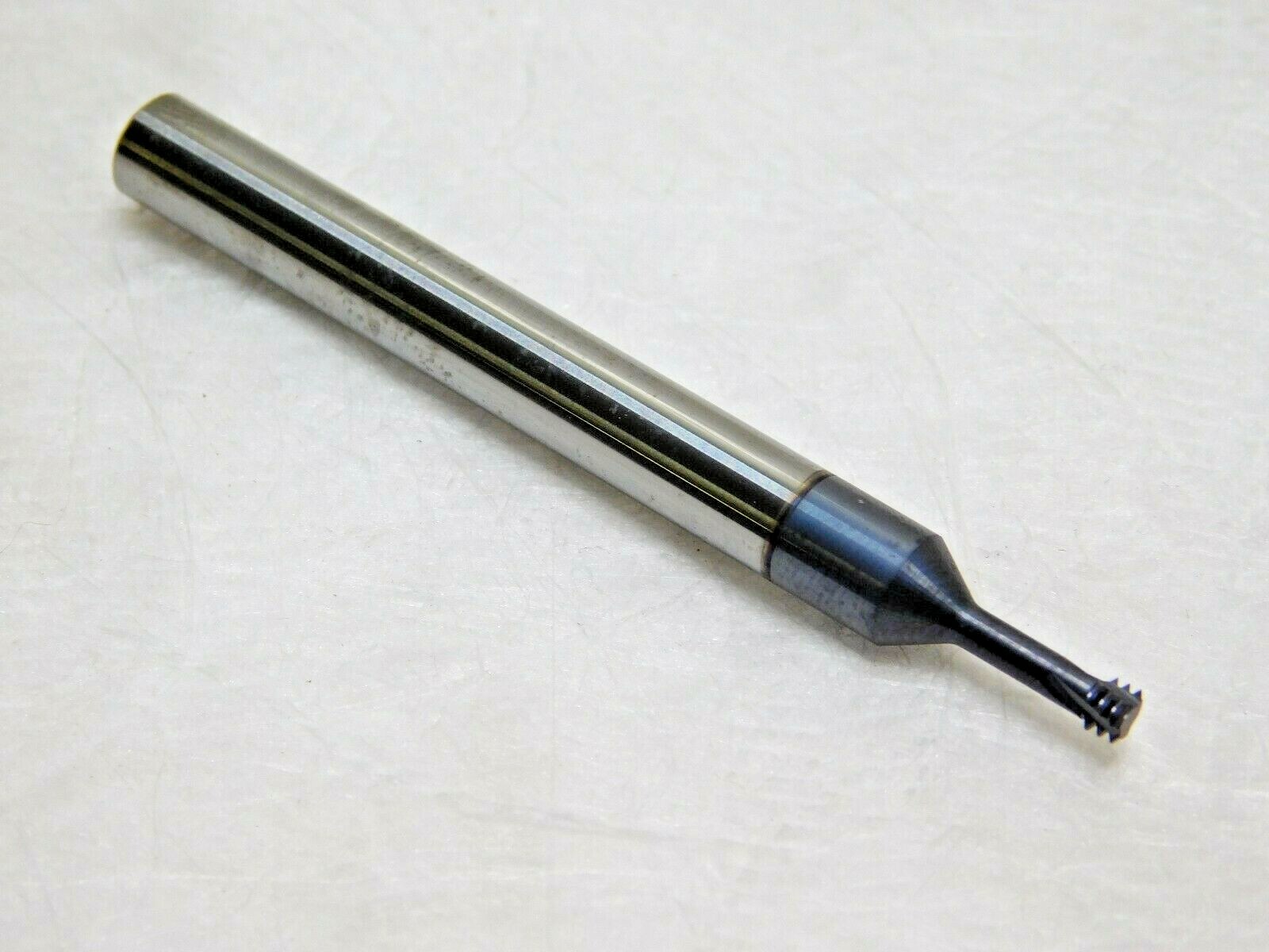 Carmex Carbide Mini Thread Mill No 8-36UN 0.13" Cut Diam 3FL S0250C3536UN